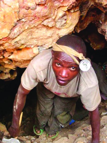 Mine de Coltan en RDC