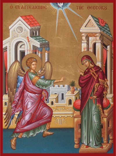 Annonciation de l’Ange Gabriel à la Vierge Marie