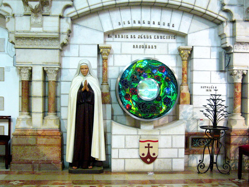 tombe de la Bienheureuse Mariam Baouardy à Bethléem
