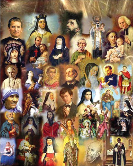 Les saints Les saints