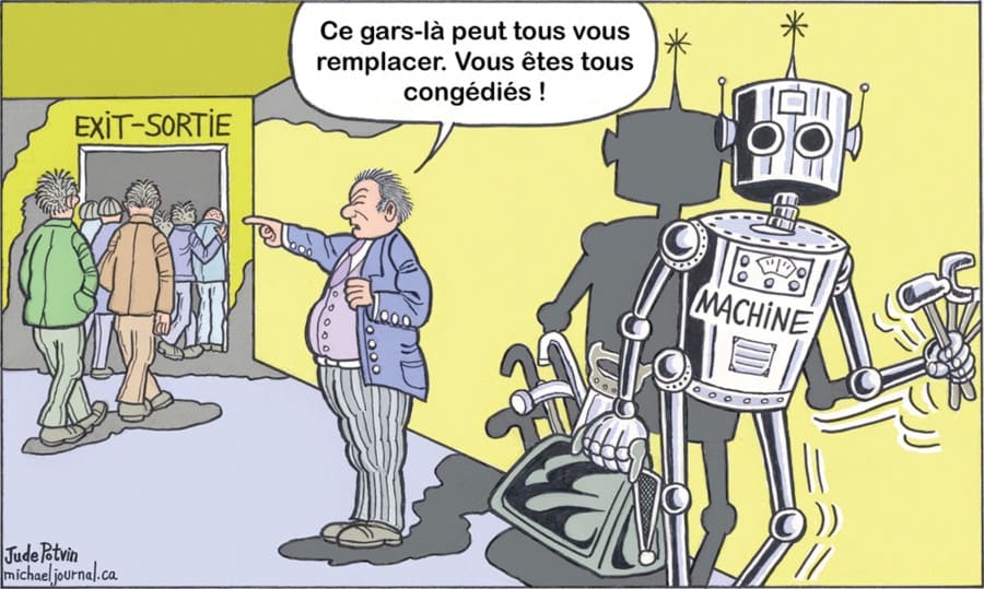 Robot remplace l'homme