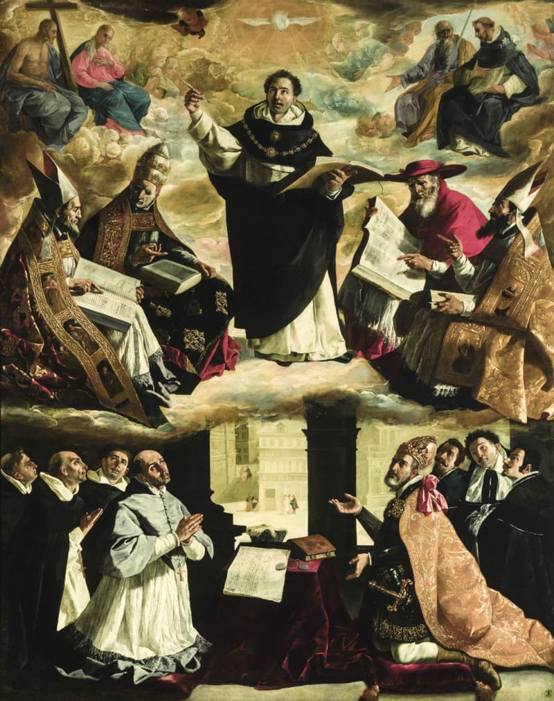 Saint Thomas d’Aquin, par Francisco de Zurbarán