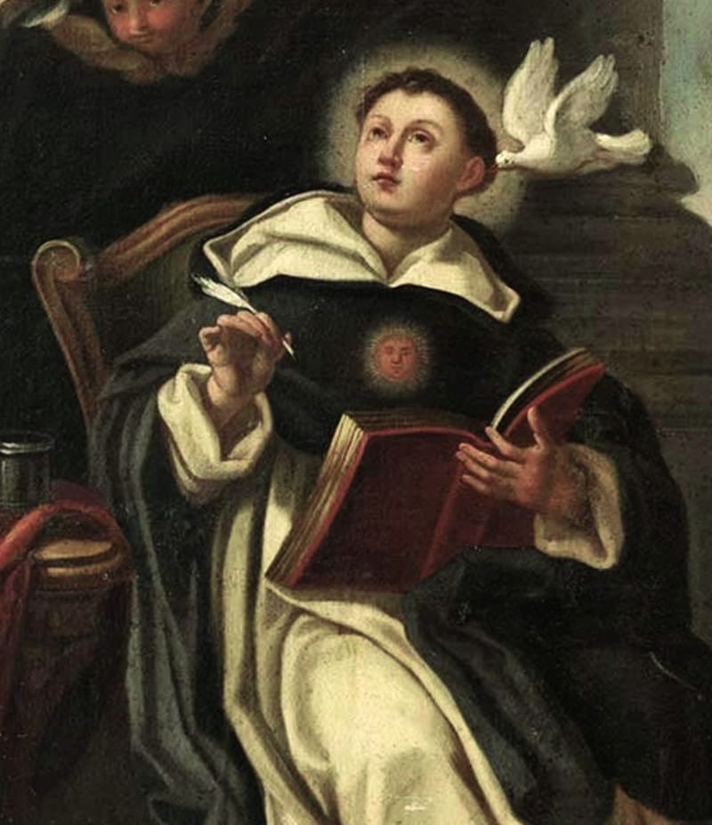 Saint Thomas inspiré par le Saint-Esprit